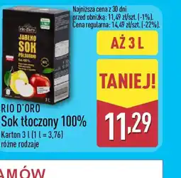 ALDI Rio D'oro Sok tŁoczony 100% oferta