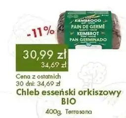 Organic Farma Zdrowia Chleb esseński orkiszowy BIO Terrasana oferta
