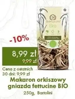 Organic Farma Zdrowia Makaron orkiszowy gniazda fettucine BIO, Bartolini oferta