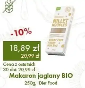 Organic Farma Zdrowia Makaron jaglany BIO Diet Food oferta