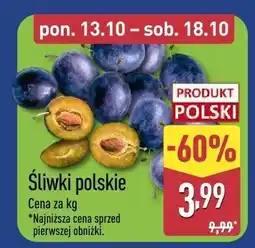 ALDI Śliwki polskie Aldi oferta