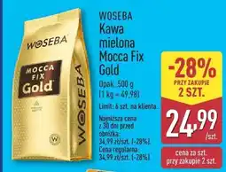ALDI Kawa mielona Mocca Fix Gold Woseba oferta