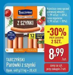 ALDI Parówki z szynki Tarczyński oferta