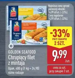ALDI Chrupiący filet z mintaja Golden Seafood oferta