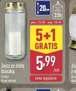 ALDI Znicz ze zŁot blaszk oferta