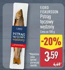 ALDI Pstrąg tęczowy wędzony Fjord Fiskursson oferta