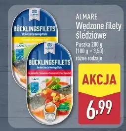 ALDI Wędzone filety śledziowe Almare oferta