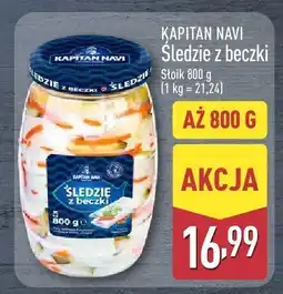 ALDI Śledzie z beczki Kapitan Navi oferta