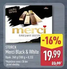 ALDI Czekoladki Merci Black & White Selection Storck oferta