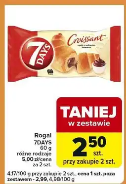 Carrefour Express Rogal 7DAYS croissant 60g oferta