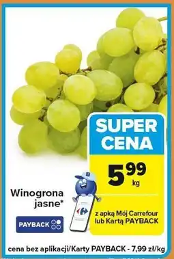 Carrefour Express Winogrona jasne Carrefour Express oferta