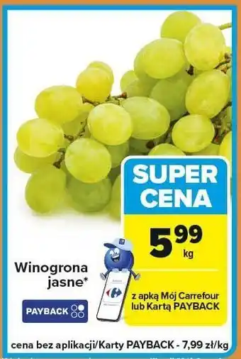 Carrefour Express Winogrona jasne Carrefour Express oferta