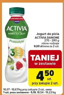 Carrefour Express Jogurt Activia do picia 270-280g oferta