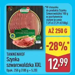 ALDI Szynka szwarwaldzka XXL TANNENHOF oferta