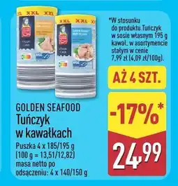 ALDI Tuńczyk w kawałkach GOLDEN SEAFOOD oferta