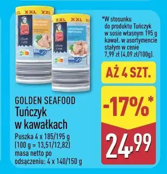 ALDI Tuńczyk w kawałkach GOLDEN SEAFOOD oferta