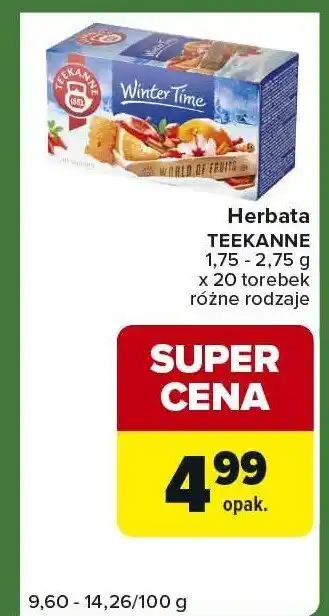 Carrefour Express Herbata Teekanne oferta