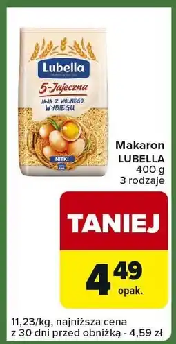 Carrefour Express Makaron Lubella oferta