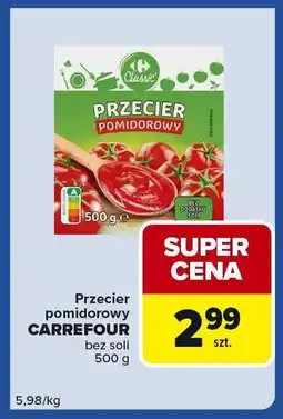 Carrefour Express Przecier pomidorowy Carrefour oferta