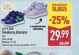 ALDI Lily & Dan Sneakersy dziecice oferta