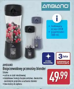 ALDI Ambiano Bezprzewodowy przenony blender oferta