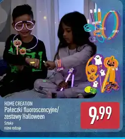 ALDI Pałeczki fluoroscencyjne/zestawy Halloween Home Creation oferta