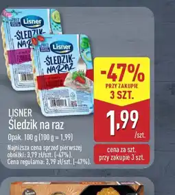 ALDI Sledzik na raz Lisner oferta