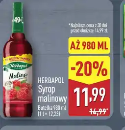 ALDI Herbapol Syrop malinowy oferta