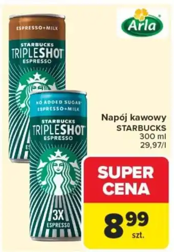 Carrefour Napój kawowy starbucks oferta