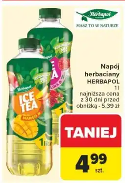 Carrefour Napój herbaciany herbapol oferta