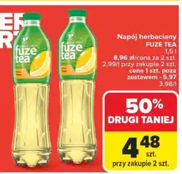 Carrefour Napój herbaciany fuze tea oferta