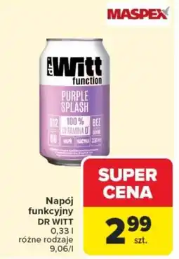 Carrefour Napój funkcyjny dr witt oferta