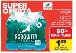Carrefour Woda mineralna rodowita oferta