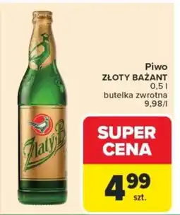 Carrefour Piwo złoty bażant oferta