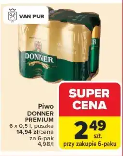 Carrefour Piwo donner premium oferta