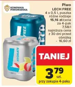 Carrefour Piwo lech free oferta
