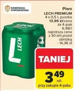 Carrefour Piwo lech premium oferta