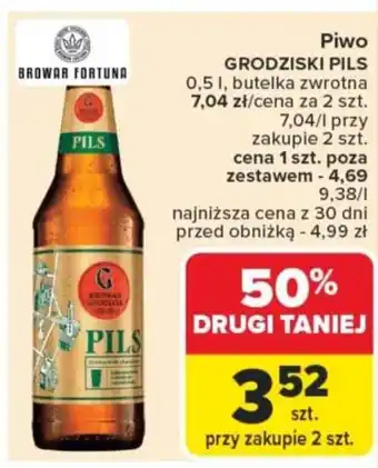 Carrefour Piwo grodziski pils oferta