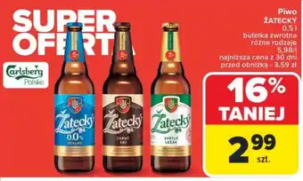 Carrefour Piwo žatecký oferta