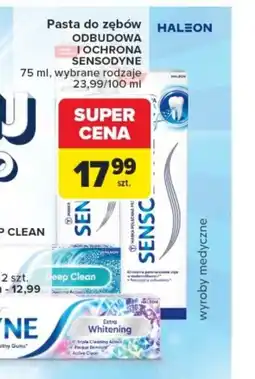 Carrefour Pasta do zębów odbudowa i ochrona sensodyne oferta