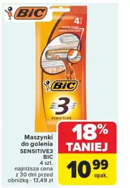 Carrefour Maszynki do golenia sensitive3 bic oferta