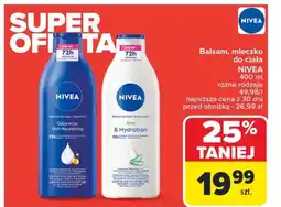 Carrefour Balsam, mleczko do ciała nivea oferta