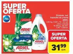 Carrefour Proszek, żel, kapsułki do prania ariel oferta