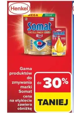 Carrefour Gama produktów do zmywania do marki somat oferta