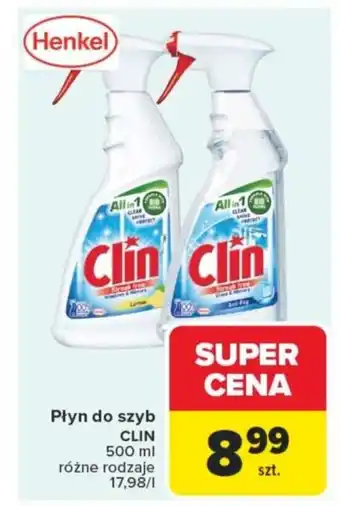 Carrefour Płyn do szyb clin oferta