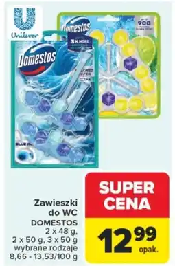 Carrefour Zawieszki do wc domestos oferta