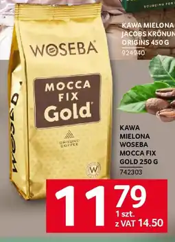 Selgros Kawa mielona woseba mocca fix gold oferta