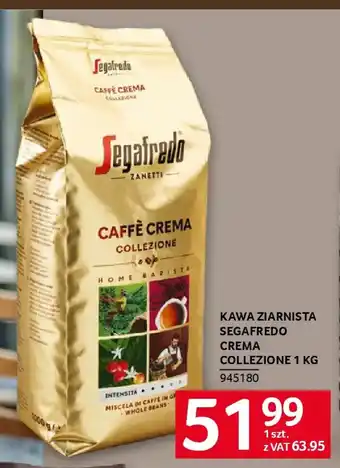 Selgros Kawa ziarnista segafredo crema collezione oferta