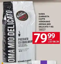 Selgros Kawa ziarnista caffe vergnano aroma mio delicato oferta