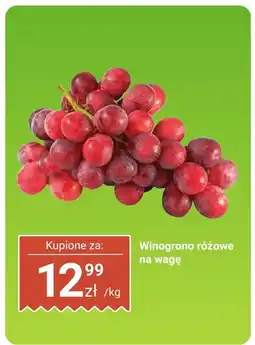 Biedronka Winogrono różowe na wagę Biedronka oferta